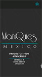 Mobile Screenshot of maniquiesmexico.com