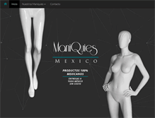 Tablet Screenshot of maniquiesmexico.com
